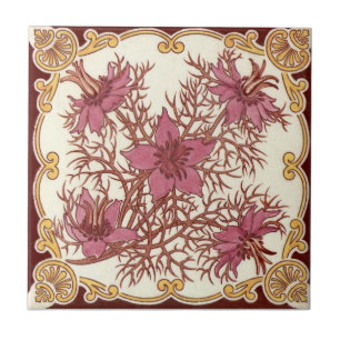 Carreau Antiquité Transferware de la reproduction VT0072