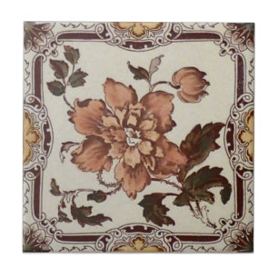 Carreau Antiquité Transferware de la reproduction VT0091