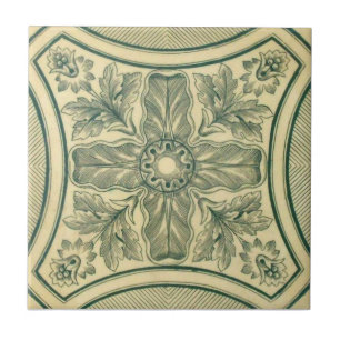 Carreau Antiquité Transferware de la reproduction VT0097