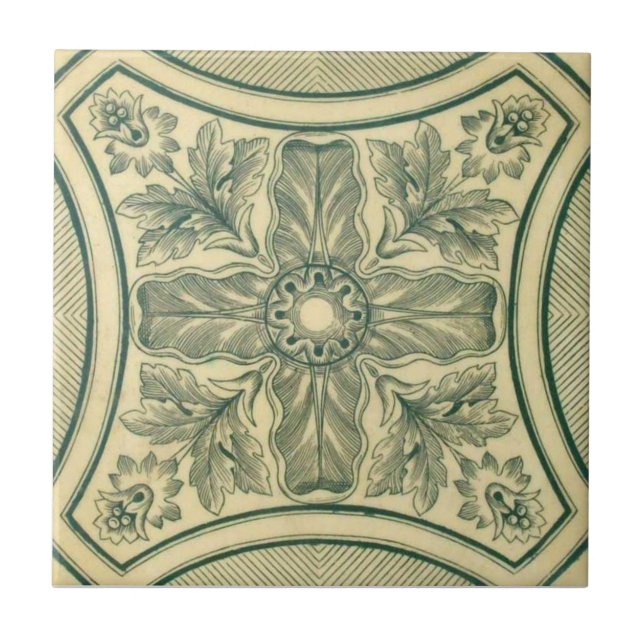 Carreau Antiquité Transferware de la reproduction VT0097 (Devant)