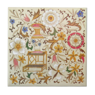 Carreau Antiquité Transferware de la reproduction VT0105