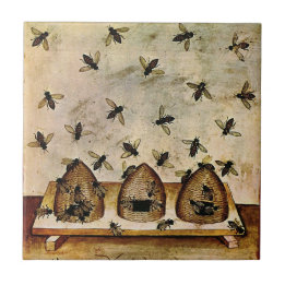 Carreau Apiculture mielBeeHive Vintage