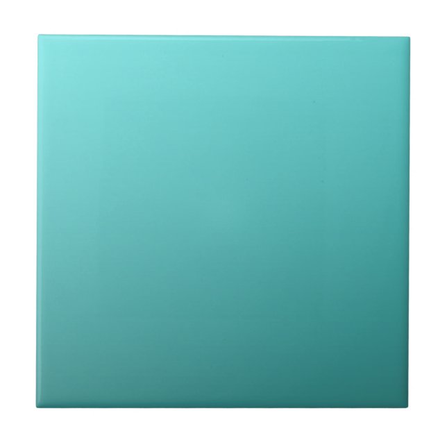 Carreau Aqua Turquoise Teinté Couleur Ombre (Devant)