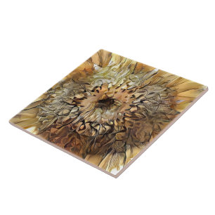 Carreau Aquarelle Big Sun Sunflower Collection élégante