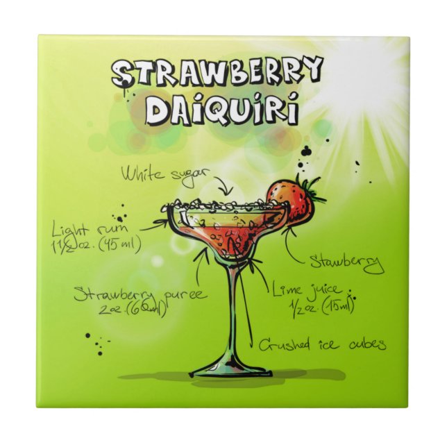 Carreau Aquarelle Cocktail Recette (Devant)