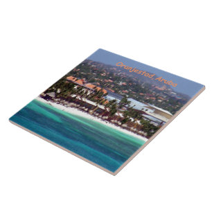 Carreau Aquarelle d'Oranjestad, Aruba