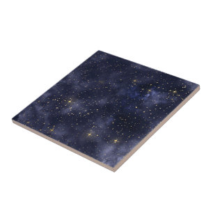 Carreau Aquarelle étoilée Starry
