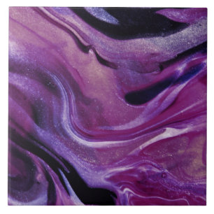 Carreau Aquarelle Marbre pourpre foncé