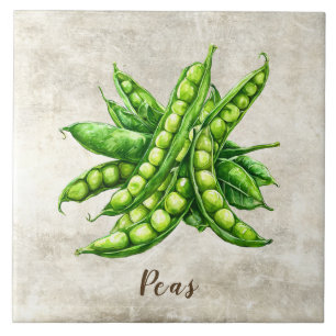 Carreau Aquarelle Texture Fausse Pois Rustique 