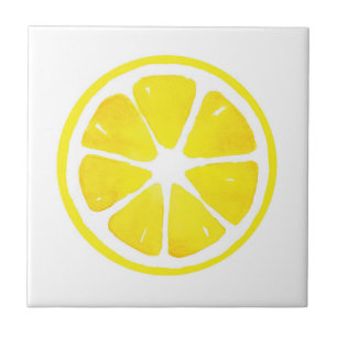 Carreau Aquarelle tranche citron