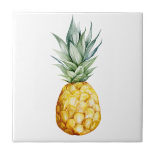 Carreau Aquarelle tropicale tendance Ananas