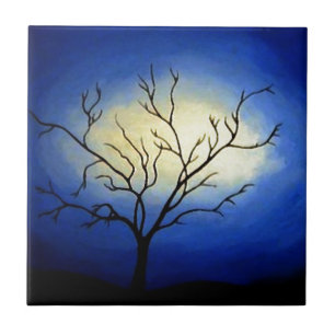 Carreau Arbre Abstrait - Art Moderne