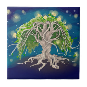 Carreau Arbre cosmique~tuile