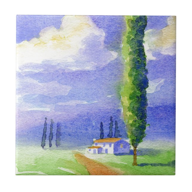Carreau Arbre de Cypress (Devant)