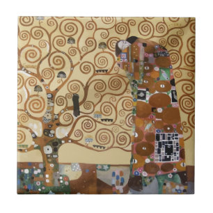 Carreau Arbre de Gustav Klimt de la vie