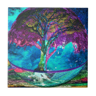 Carreau Arbre de méditation de la vie