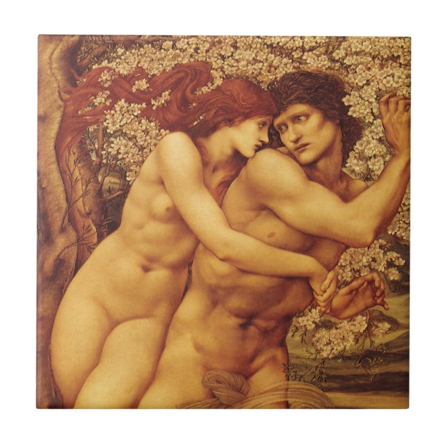 Carreau Arbre du pardon, Sir Edward Coley Burne-Jones (Devant)