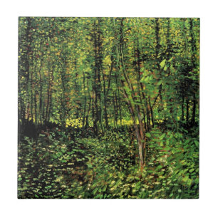 Carreau Arbres et sous-bois par Vincent van Gogh