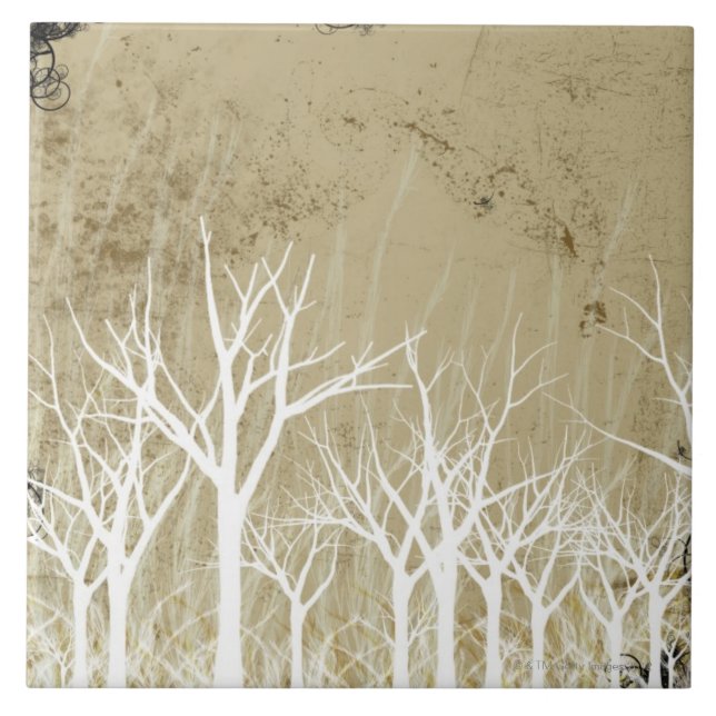 Carreau Arbres nus d'hiver (Devant)