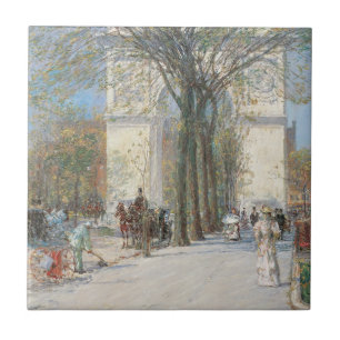 Carreau Arc de Washington, Printemps par Frederick Childe 