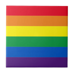 Carreau Arc-en-ciel couleurs Lgbt drapeau gay