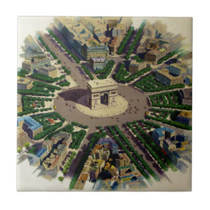 Carreau Arc vintage de Triomphe Paris