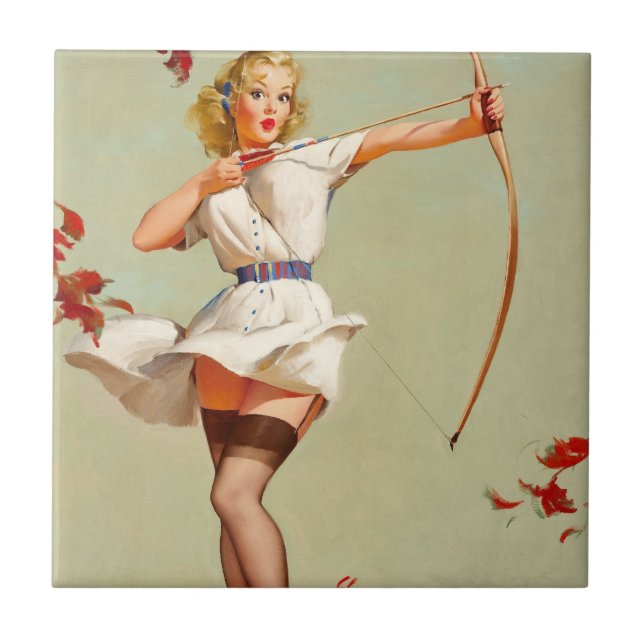Carreau Archery Pin-up (Devant)