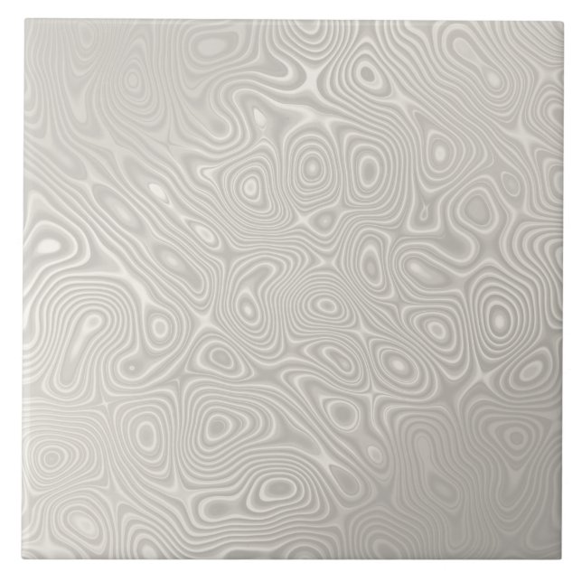 Carreau Argent et excellent motif gris Tieles (Devant)