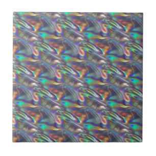 Carreau argent holographique