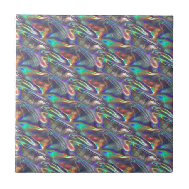 Carreau argent holographique (Devant)