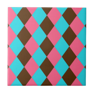 Carreau Arlequin, Carrelage en céramique Pastel au chocola