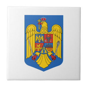 Carreau Armoiries de pays Roumanie symbole emblème drapeau