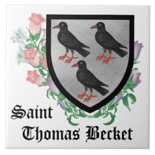 Carreau Armoiries de St. Thomas Becket