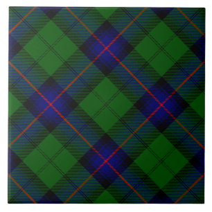 Carreau Armstrong tartan bleu et vert plaid