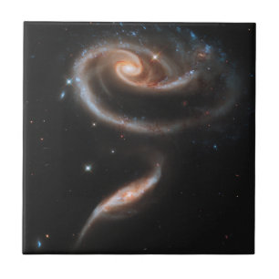 Carreau Arp 273 Galaxies Interagissant En Andromède.