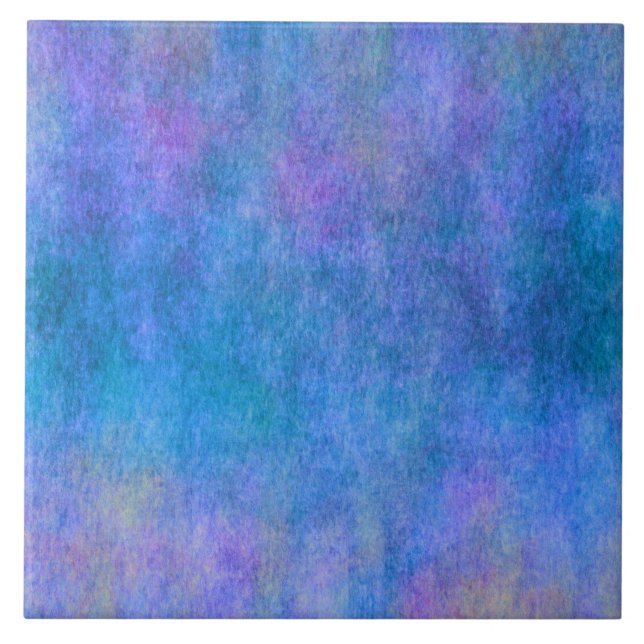 Carreau Arrière - plan bleu pourpre de texture d'aquarelle (Devant)