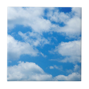 Carreau Arrière - plan ciel bleu ciel blanc nuages céleste