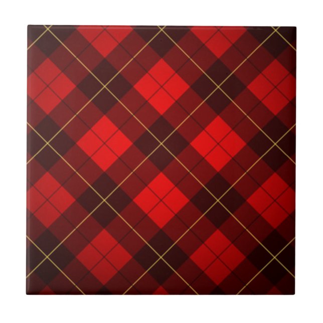 Carreau Arrière - plan de tartan de Wallace (Devant)