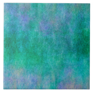 Carreau Arrière - plan pourpre vert-bleu d'aquarelle
