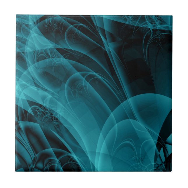 Carreau Arrière - plan Turquoise et noir pour les textiles (Devant)
