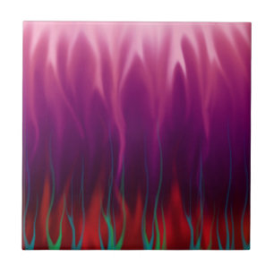 Carreau Art abstrait - Feu - Flammes