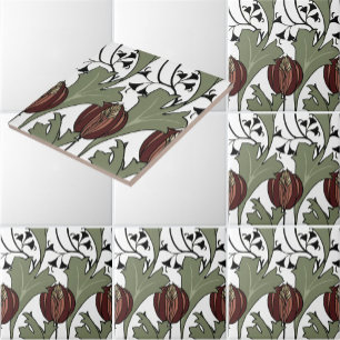 Carreau Art & Artisanat Style Petworth Floral Pattern