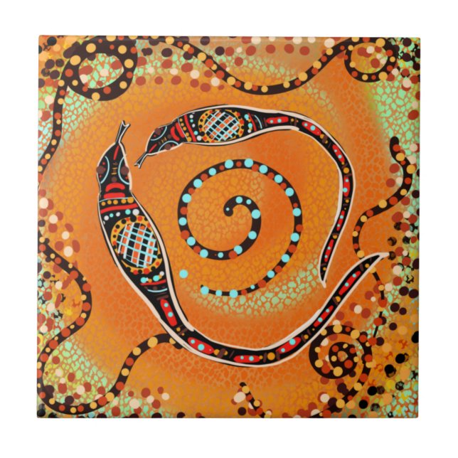 CARREAU ART AUSTRALIEN (Devant)