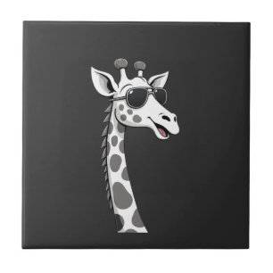 Carreau Art de girafe cool pour hommes femmes enfants amat