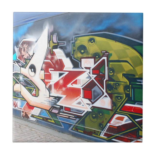 Carreau Art de graffiti de rue de Copenhague (Devant)