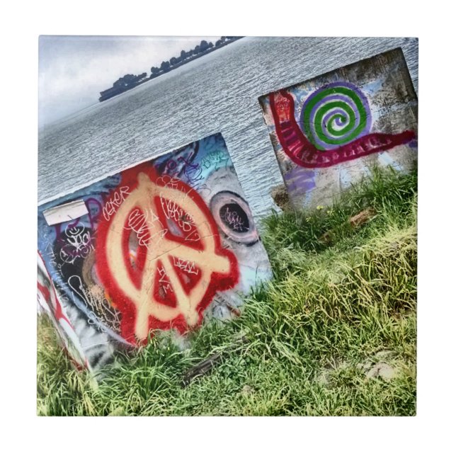 Carreau Art de graffiti génial à Berkeley en Californie (Devant)