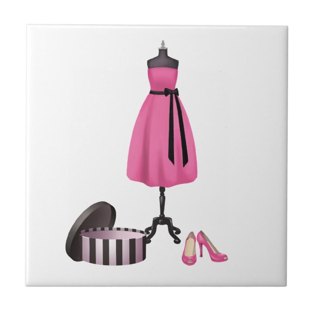 Carreau Art de robe et de talons hauts (Devant)