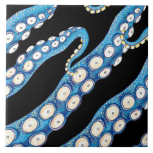 Carreau Art des Tentacles de Kraken