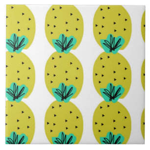 Carreau Art Doodle Ananas Pop