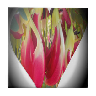 Carreau Art du coeur floral
